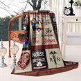 thumbnail image 6 of Ultra Soft Nurse Theme Blanket Microfiber Flannel Blanket Gifts for Women Nurses Warm Cozy Fuzzy Throw Blanket for Bed and Couch 60x80 Inch, 6 of 6
