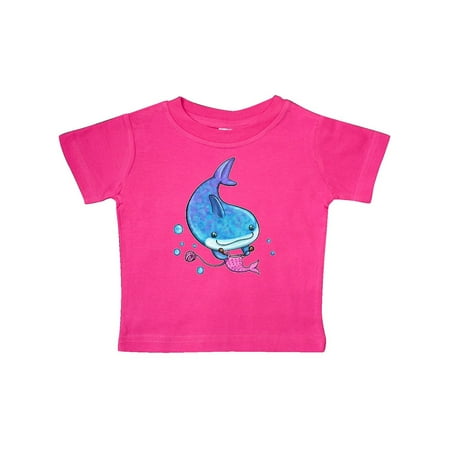 

Inktastic Cute Whale Shark Knitting Gift Baby Boy or Baby Girl T-Shirt