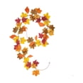 thumbnail image 3 of Artificial Fall Maple Leaf Garland 6.56 FT, Thanksgiving Decorations Autumn Vine with Hooks for Indoor Outdoor Wedding Party Decor, 3 of 8