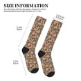 thumbnail image 4 of Sikiie Squirrel And Nuts 1 Pairs Compression Socks for Men and Women 15-20 mmHg Running Support Socks, 4 of 7