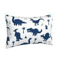thumbnail image 2 of Balery Cute Cartoon Dinosaurs Bedding Queen Pillow Cases - Envelope Closure - Soft Brushed Microfiber Fabric - Shrinkage and Fade Resistant Pillow Cases-14"x20", 2 of 9
