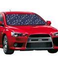 thumbnail image 2 of Kdxio Hawaiian Style Print Front Windshield Sun Shade,Folding Auto Sunshade for Car Truck SUV-Small, 2 of 7