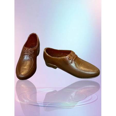 Lol Surprise doll OMG Bartz Doll Shoes Ken Brown Squishy Rubber Shoes Loafers Oxfords