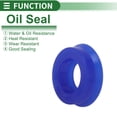 thumbnail image 3 of Anillo de Sello Universal de Aceite Labio UN 10x18x6mm Alta Presión TPU Azul 10 Pcs, 3 of 7