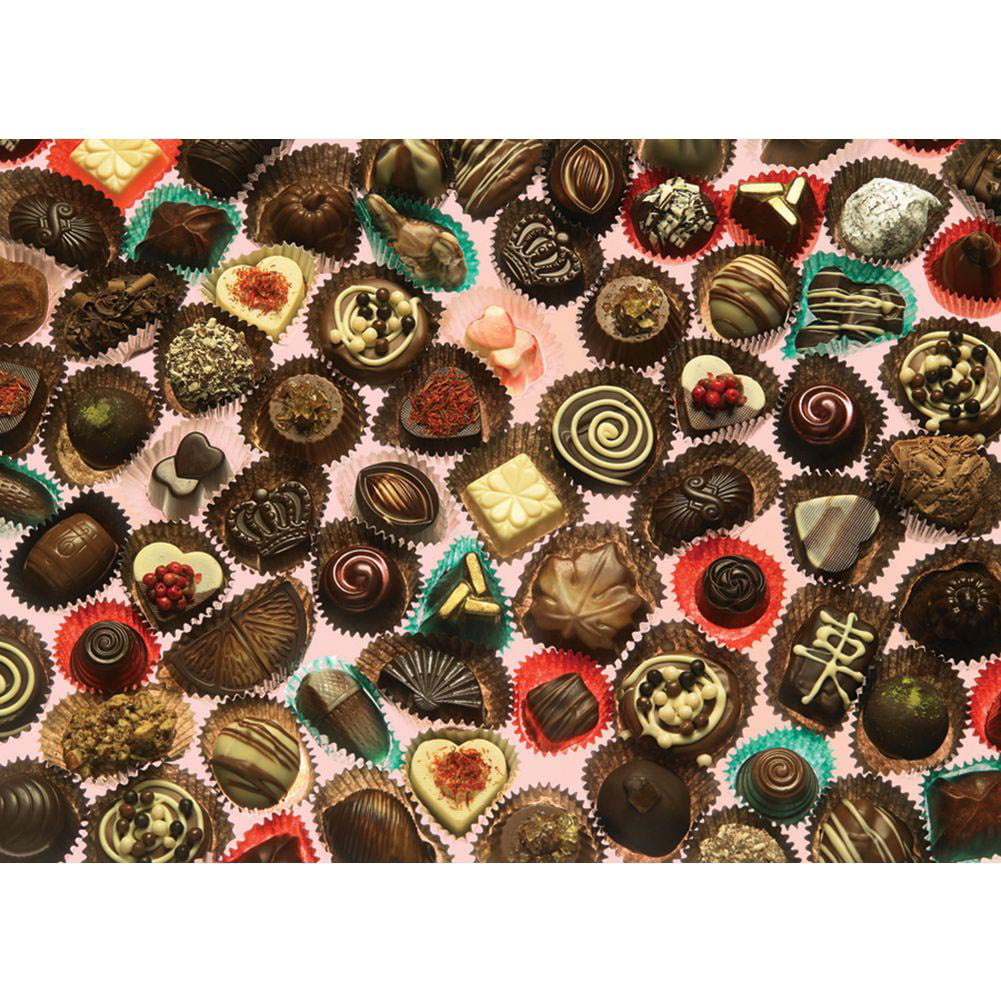 GO GAMES CHOCOLATE CANDY 1000 PIECE JIGSAW PUZZLE 