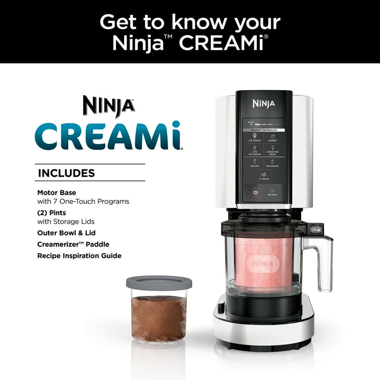 Ninja® CREAMi® Ice Cream and Frozen Treat Machine with 7 One-Touch