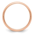 thumbnail image 3 of 14k Rose Gold 3mm Half-Round Wedding Band Size 6.5 RHR030, 3 of 4