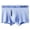 Light Blue, variant on Men's Underwear Comfortable Mid Rise Briefs with Color Block and Letter Detailing for Everyday Wear Breathable Wicking for All Seasons and Daily Comfort, XL, Black