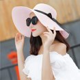 thumbnail image 4 of Cheers.US Sun Hats for Women Anti UV Sun Protection Womens Wide Brim Beach Hat Summer Gardening Travel Floppy Foldable Straw Hat, 4 of 4