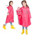 thumbnail image 3 of Kids Cartoon Raincoat with Schoolbag Raincoat Poncho Cape Boys and Girls Waterproof Rain Jacket Coat, 3 of 6