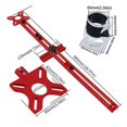 thumbnail image 3 of Extended 3 in 1 Router Milling Groove Bracket,9-61cm Radius Router Circle Cutting ,Aluminum Cabinet ,Precise Clear, 3 of 7