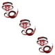 thumbnail image 5 of Methold Arnés para mascotas Correas extraíbles de servicio pesado ajustables Actividad al aire libre Caminar Correa para el pecho Accesorios rojo L 3piezas, 5 of 6
