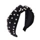 thumbnail image 1 of Diadema de perlas Accesorios de perlas de oro Ve-lvet Hair Ve-lvet Headband Knotted Hair clip, 1 of 2
