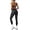 Grey, variant on PISONIC Womens Workout Sets Adjustable Straps Sports Bras and High Waist Leggings Sets Pilates 2 Piece Outfits for Women