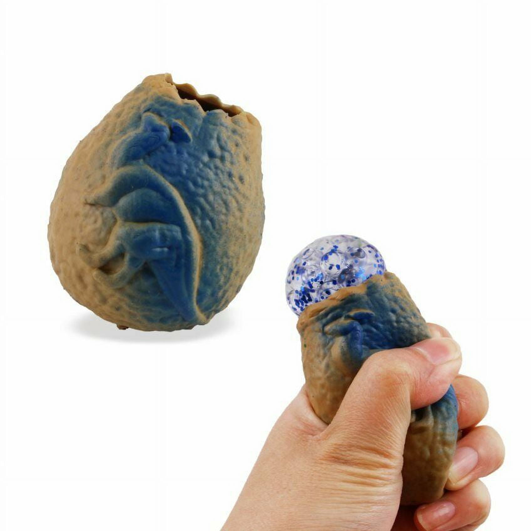 WPYST Set of 12, Multi Color Cute Vivid Dinosaur Eggs Squeeze Balls Party Favors
