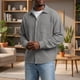 thumbnail image 5 of Top Abrigo Hombres Sólido Casual Manga Larga Botón Arriba Camisa para el Uso Diario de Verano, Moda Al Aire Libre Tops, 5 of 7