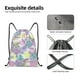 thumbnail image 4 of Fotbe Sea Turtles Bolsa Mochila con Cordón Estampada, Bolsa de Gimnasio Deportiva, Bolsa Cinch, Bolsa con Cordón para Hombres y Mujeres-Small, 4 of 6