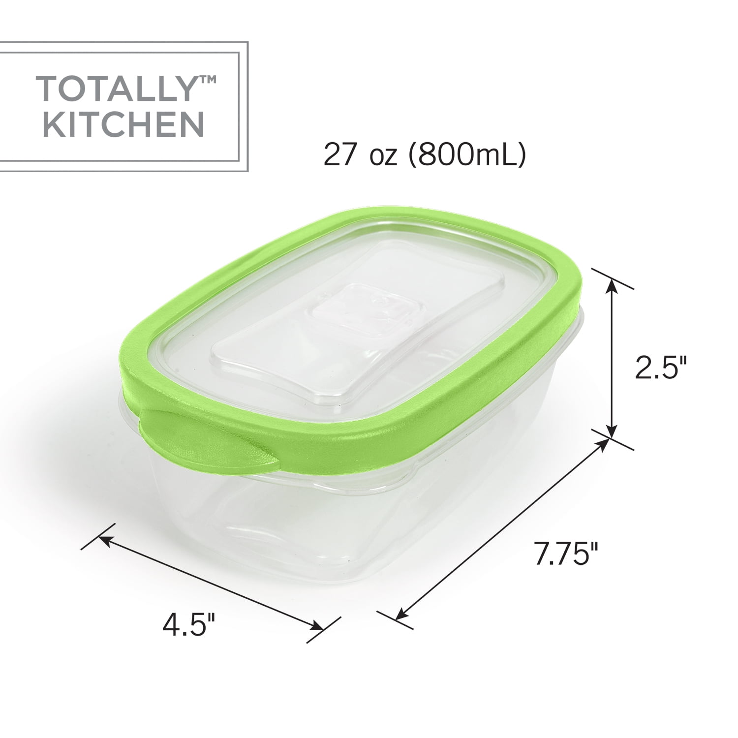 ColorLife 10-Pc Plastic Food Storage Containers Set With Lids, 3-Cup  Rectangle Meal Prep Container, Non-Toxic, BPA-Free Lids With 4 Locking  Tabs, Microwave, Dishwasher, And Freezer Safe