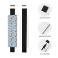 thumbnail image 2 of Wukai Kawaii Sushi (2) Adjustable Elastic Band Leather Pen Holder,Pencil Holder,Pen Sleeve Pouch for Notebooks,Planners,and Books, 2 of 6