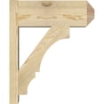 thumbnail image 3 of Ekena Millwork 8"W x 20"D x 24"H Balboa Rough Sawn Craftsman Outlooker, Douglas Fir, 3 of 4