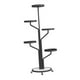 thumbnail image 5 of Soporte para plantas con ruedas, estante para plantas de Metal único móvil, estante de exhibición para plantas, soportes de flores de varios niveles Negro, 5 of 8