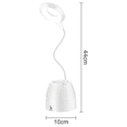 thumbnail image 2 of Lámparas de escritorio para oficina en casa, lámpara de escritorio LED recargable con puerto de carga USB y soporte para teléfono con bolígrafo 3 niveles de atenuación y modo de luz nocturna Cuello de cisne flexible de 360° Zhivalor OTTO-LD-2035209-1, 2 of 6