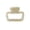 4.Beige Floral, variant on Retro Square Medium Hair Claw Clip, French Minimalist Shark Clip for Office Daily Wear & Updos