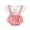 Pink, variant on goowrom 2 Pcs Newborn Valentine?s Day Outfits, Baby Girls Letter Print Short Sleeve Round Neck Bodysuit + Solid Color Suspender Pants