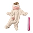 thumbnail image 4 of Silly Big Mouth Monster Adult Onesie with Comb Prop, Funny Plush Hooded Jumpsuit Pajamas, Soft Fleece One Piece Sleepwear Loungewear Outfit, Cozy Monster Costume for Adults and Pajama Party Occasions, 4 of 5