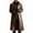 Solid, variant on jjayotai Mens Tops Clearance Men's Retro Leather Trench Coat Lapel Solid Color Slim Full Length Classic Faux Leather Windbreaker Jacket Steampunk Overcoat