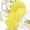 Warm Yellow 04, variant on GYTY 500g Thick Chenille Yarn for Making Blankets, Super Soft and Thick Puffy Giant Chenille Polyester Yarn for Handmade Home Decoration Projects, Arm Knitting