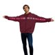 thumbnail image 3 of TaTaai Valentine's Day Unisex Hooded Sweatshirt, Long Sleeve Zip Up Printed Pullover, Casual Couples Wear Gift, 3 of 7