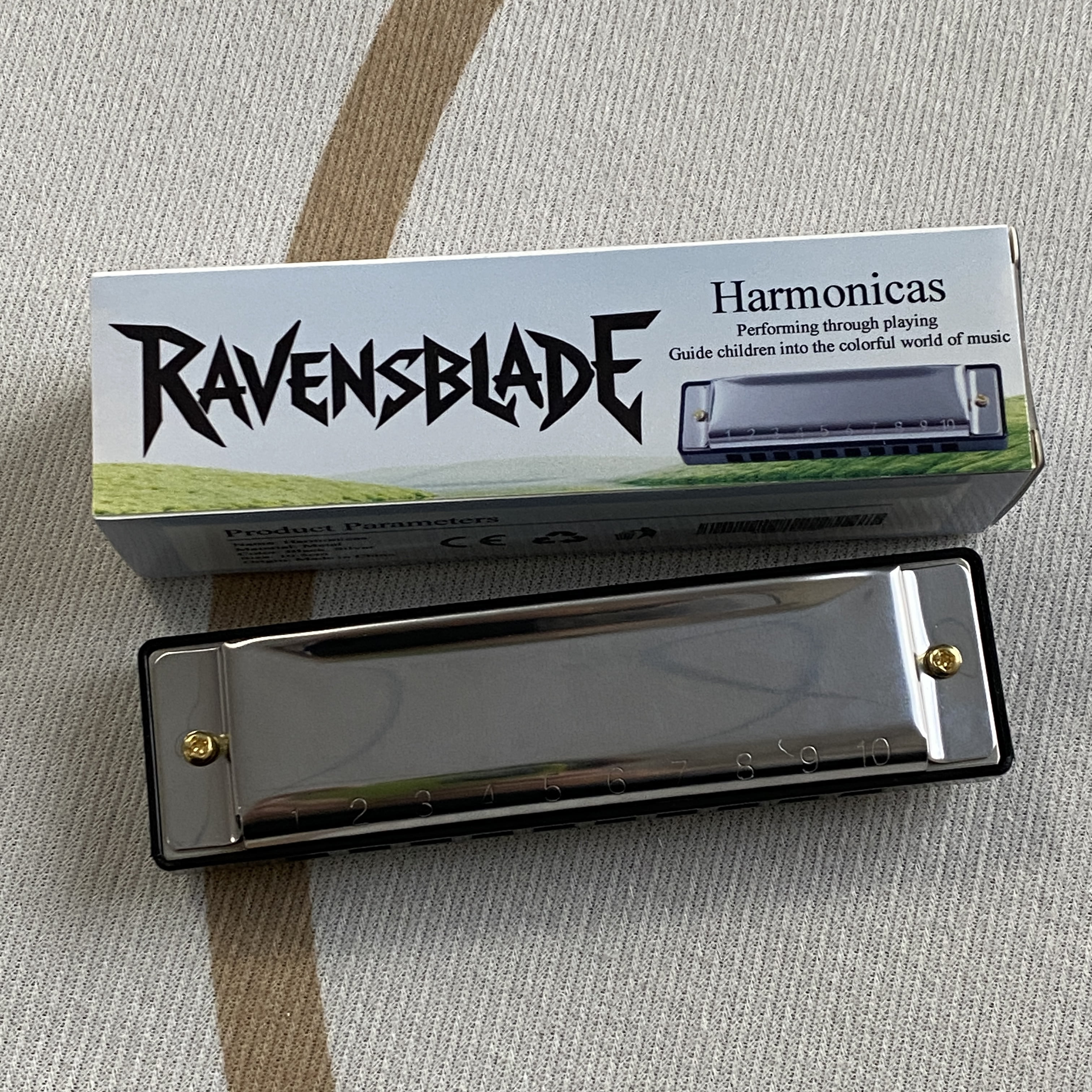 RavensBlade Harmonicas  Children's metal harmonica wind instrument