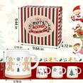 thumbnail image 7 of Gingprous Christmas Coffee Mugs Set of 4, Holiday Mugs with Festive Christmas Themed Design, 14 Oz Hot Cocoa Mugs, Family Gifts for Christmas, 7 of 7