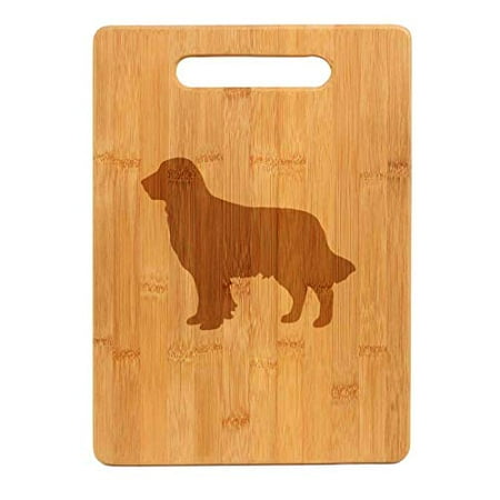 

Bamboo Wood Cutting Board Golden Retriever