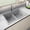 Silver Gray, variant on Ruvati USA RVG1385WH 33 x 22 in. EpiGranite Drop-in TopMount Granite Composite Double Bowl Low Divide Kitchen Sink - Arctic White