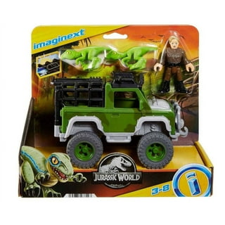  Fisher-Price Imaginext Jurassic World T. rex Dinosaur Toy with  Owen Grady Figure, Light-Up Eyes & Chomping Action for Ages 3+ Years,  7-Piece Set ( Exclusive) : Toys & Games