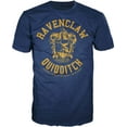 thumbnail image 2 of Harry Potter Ravenclaw House Crest Quidditch Men's Navy Graphic Tee Shirt- 3XL, 2 of 7
