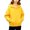 18#Yellow, variant on Kids Sweatshirt Pullover Hoodie Long Sleeve Solid Color Pockets Soft Casual Hooded Tops for Boys Girls