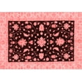 thumbnail image 1 of Ahgly Company Machine Washable Indoor Rectangle Oriental Red Traditional Area Rugs, 8' x 12', 1 of 4