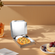 thumbnail image 3 of 10 cajas de pizza para llevar con aislamiento de papel de aluminio, caja de almacenamiento de pizza de 9 pulgadas, contenedor cuadrado de aluminio para almacenar pizza para alimentos, 3 of 6
