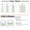thumbnail image 2 of Loopsun Plus Size Bras for Women, Womens Seamless Push Up Lace Sports Bra Comfortable Breathable Base Tops Underwear Purple 3XL, 2 of 4