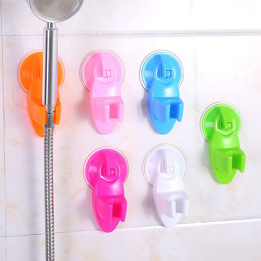 Windfall Bathroom Plastic Strong Suction Cup Adjustable Shower Head holder, Bathroom Handheld