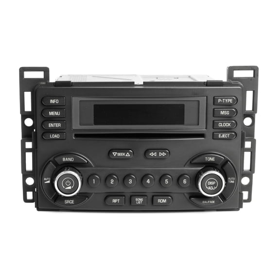 Restored 2006 Pontiac G6 AM FM Radio 6 Disc Player OEM Part Number 15793377 Opt Code UC6 (Refurbished)