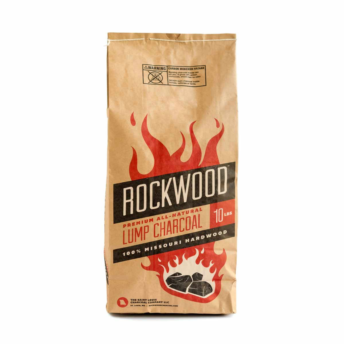 Rockwood All Natural Hardwood Grill or Smoker Lump Charcoal Mix, 10
