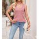 thumbnail image 5 of Camisetas Sin Mangas de Verano para Mujer, Camisetas Sin Mangas, Cuello en V, Ropa Informal Holgada, Conjuntos. Raíz de Rosa L, 5 of 10