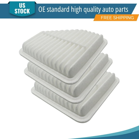 YXPCARS 3PCS Front Engine Air Filter for Toyota Avalon Camry Corolla Matrix RAV4 Venza Scion xB, New Air Filter Replacement (CA10169)