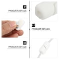 thumbnail image 7 of LOLIPPYY 20Pcs White Cable Clips for Effective Wire Management and Tidy Desktop Storage, 7 of 7