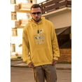 thumbnail image 2 of Trendy  Objects Rave Style Hoodie Men -Image by Shutterstock, Male Large, 2 of 4