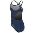 thumbnail image 6 of Sporti Solid Thin Strap One Piece Swimsuit, High Cut, Unpadded, Athletic (Girls), 6 of 7